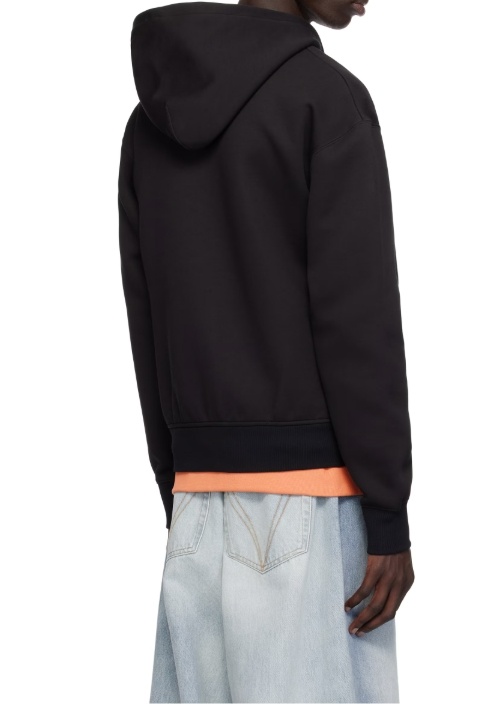 Mackage Long-sleeved Hooded Sweatshirt In Black