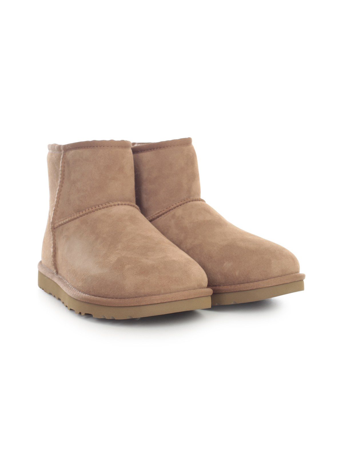 Ugg Shearling-lined Boots In Nude
