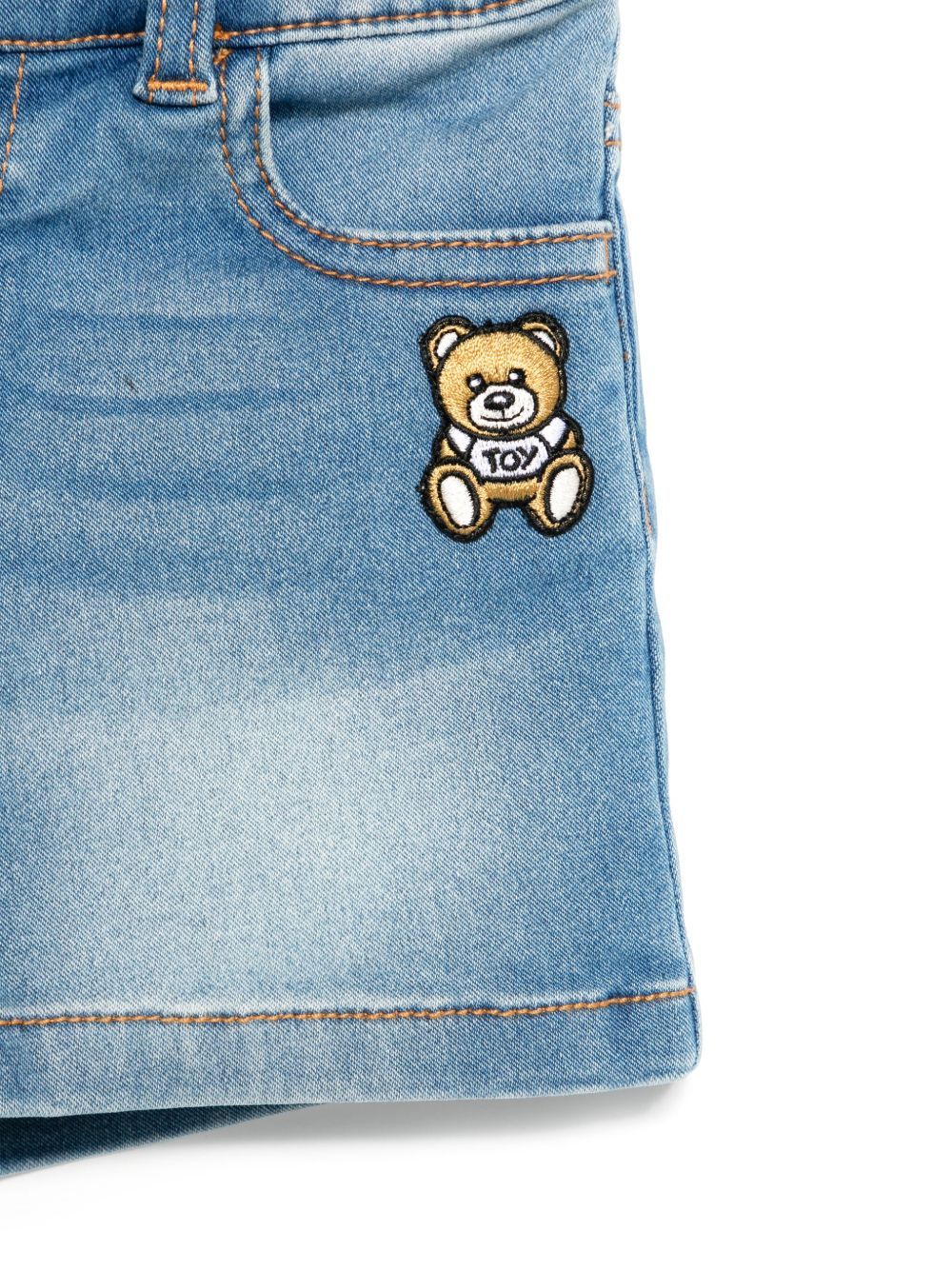 Moschino Denim Shorts In Blue