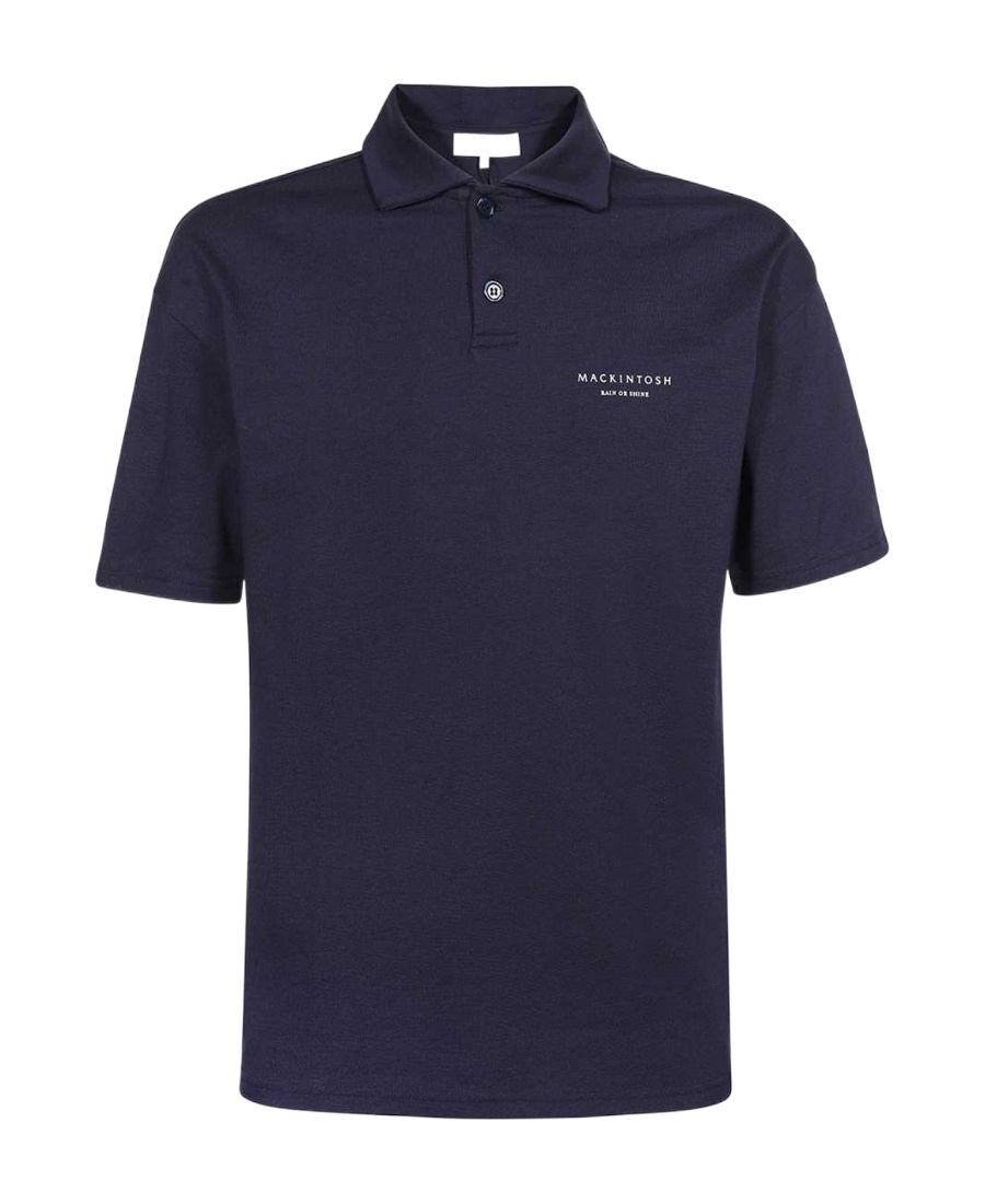 Mackintosh Logo Polo Shirt In Black