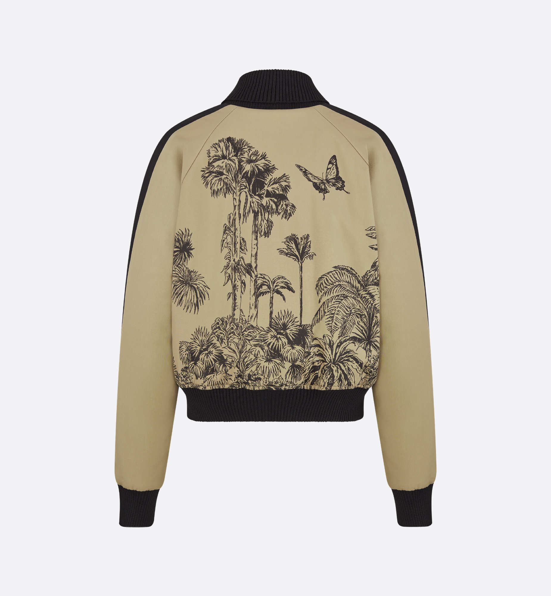 Dior Iviera Bomber Jacket In Brown