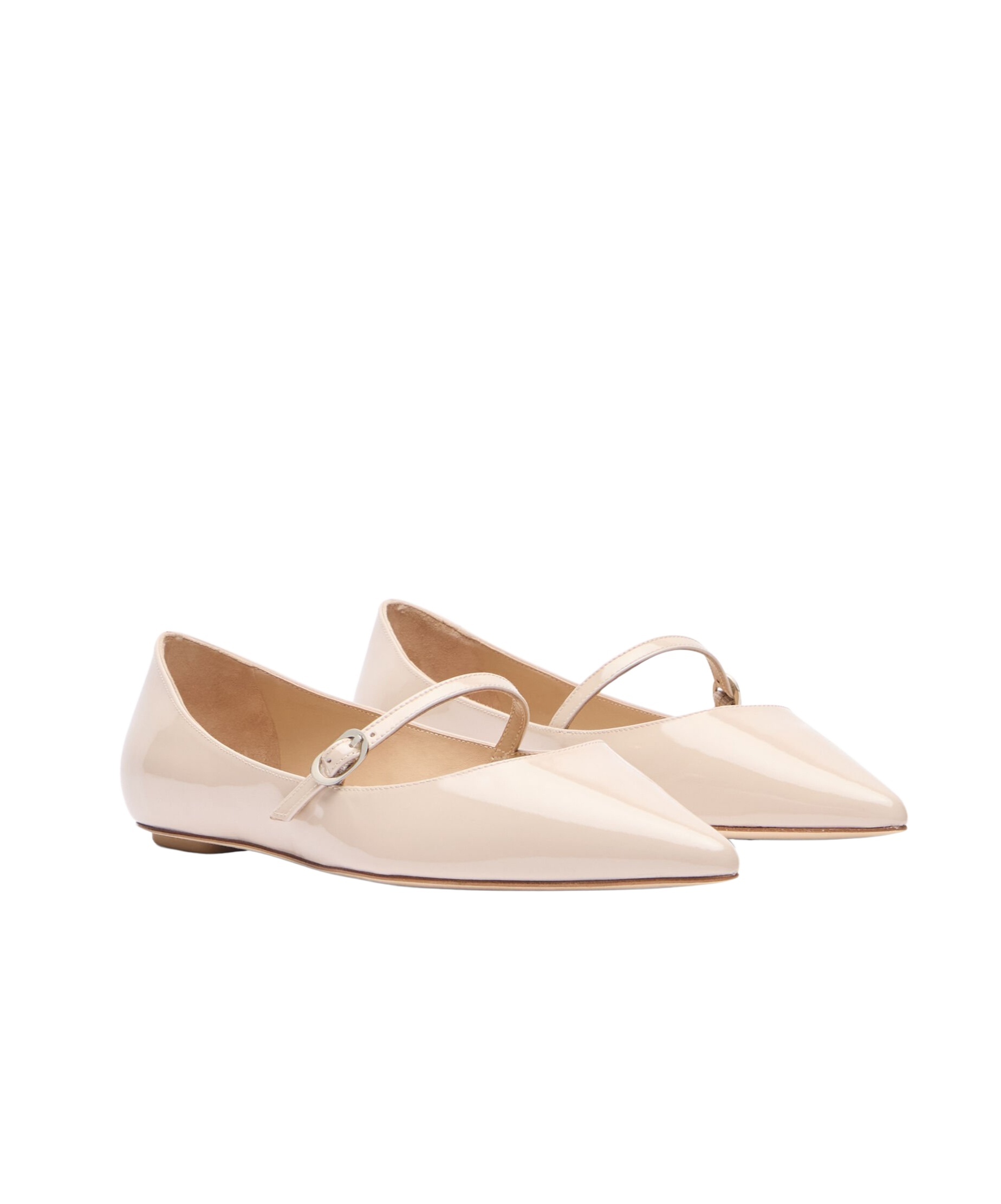 Stuart Weitzman Emilia Ballet Flats In Nude