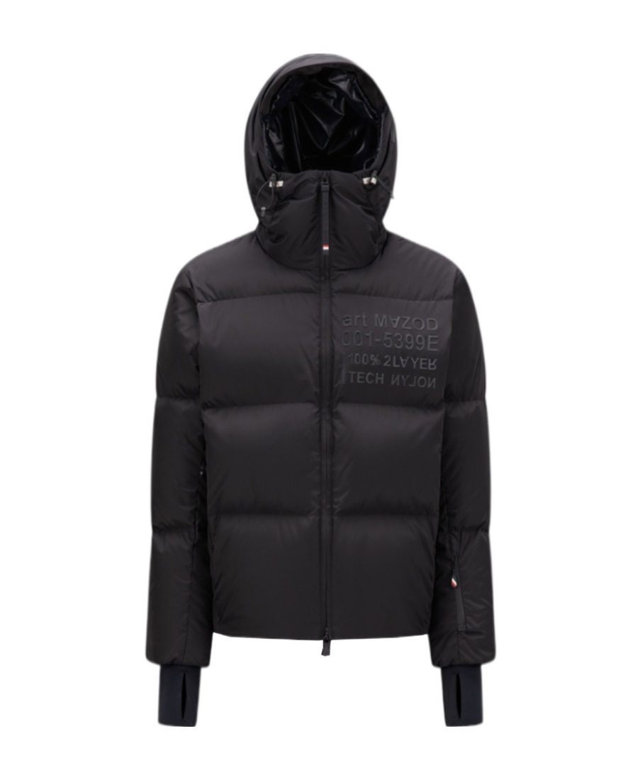 Moncler Logo-patch Padded Jacket In Black