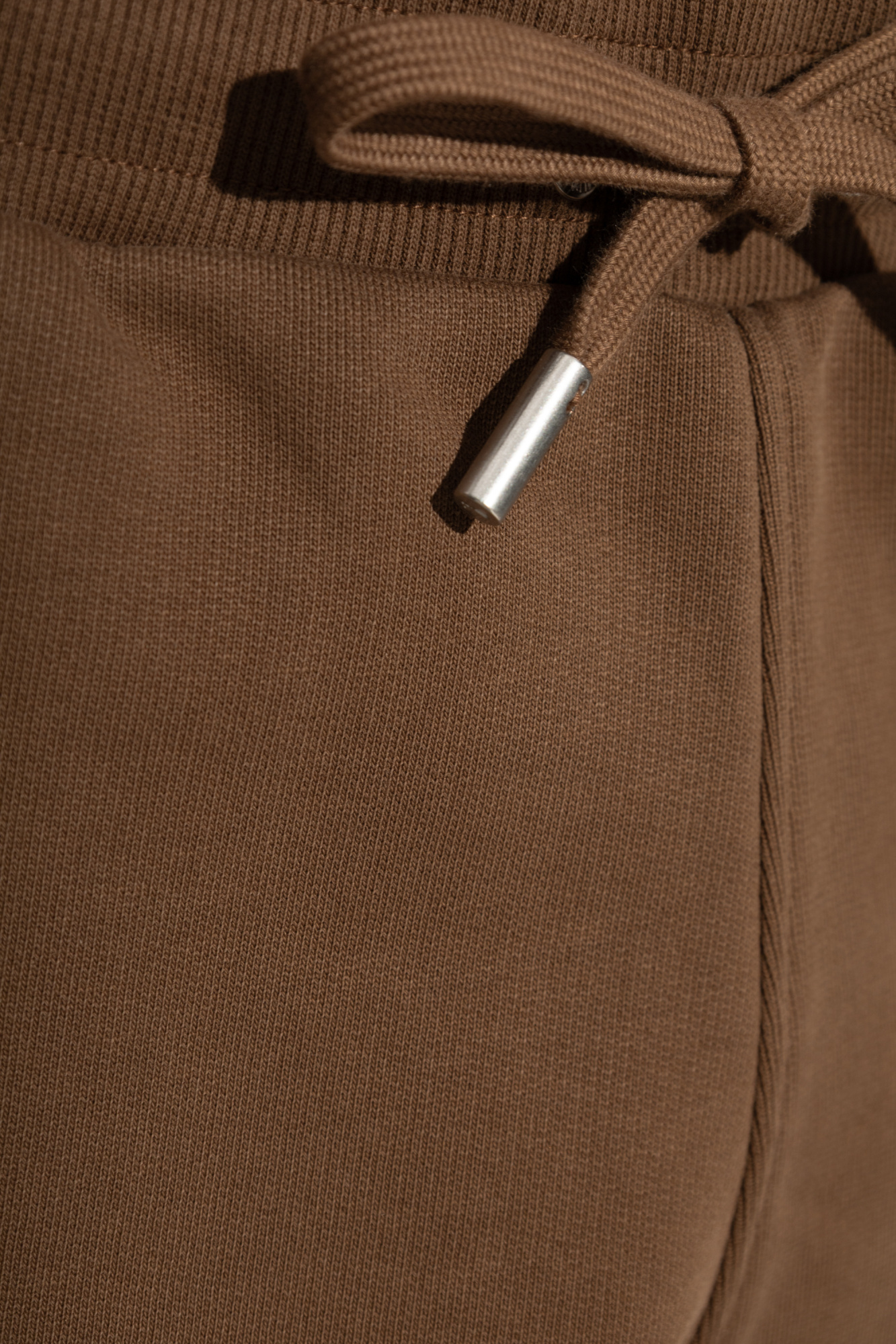 Ami Alexandre Mattiussi Cotton Jogging Shorts Drawstring Waist Pockets