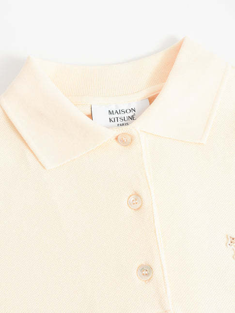 Maison Kitsuné Short-sleeved Polo Shirt In White