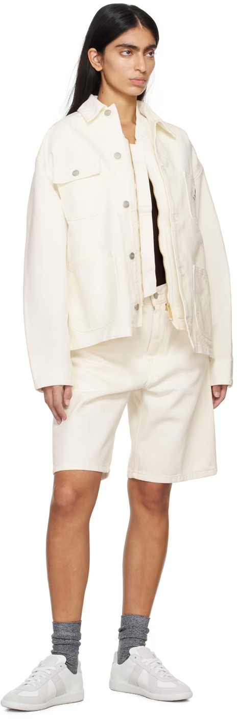 Carhartt White Michigan Jacket In White