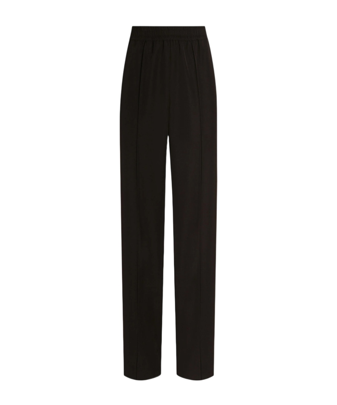Dolce & Gabbana Wool Gabardine Joggers Trousers In Black