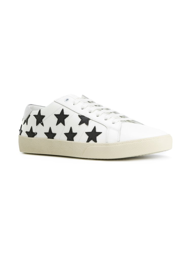 Saint Laurent Court Classic Sl/06 California Leather Sneakers In White