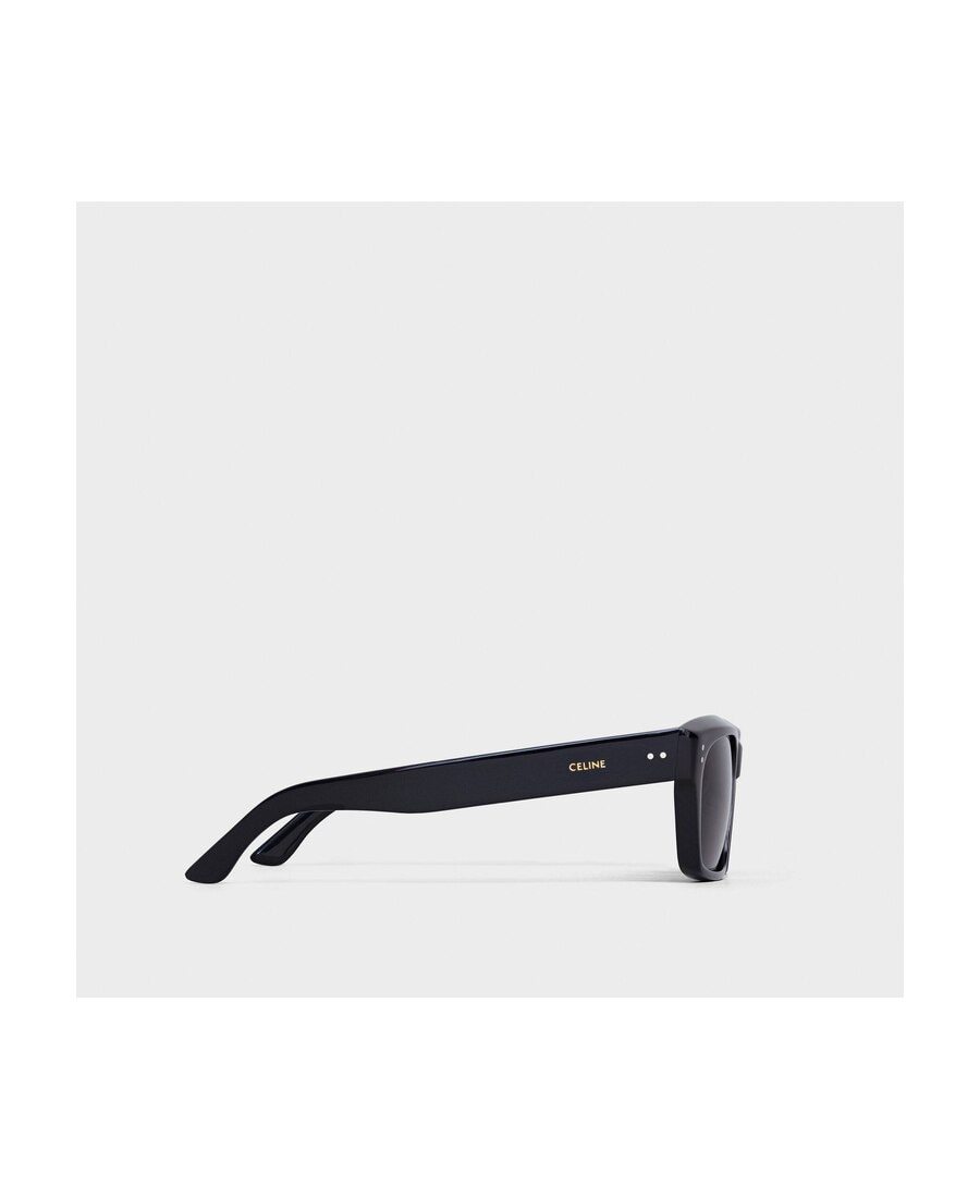 Celine Acetate Frame 01 Sunglasses In Black
