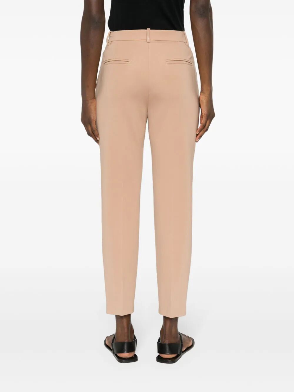 Pinko Stylish Trousers With Pockets And Loops In Nude