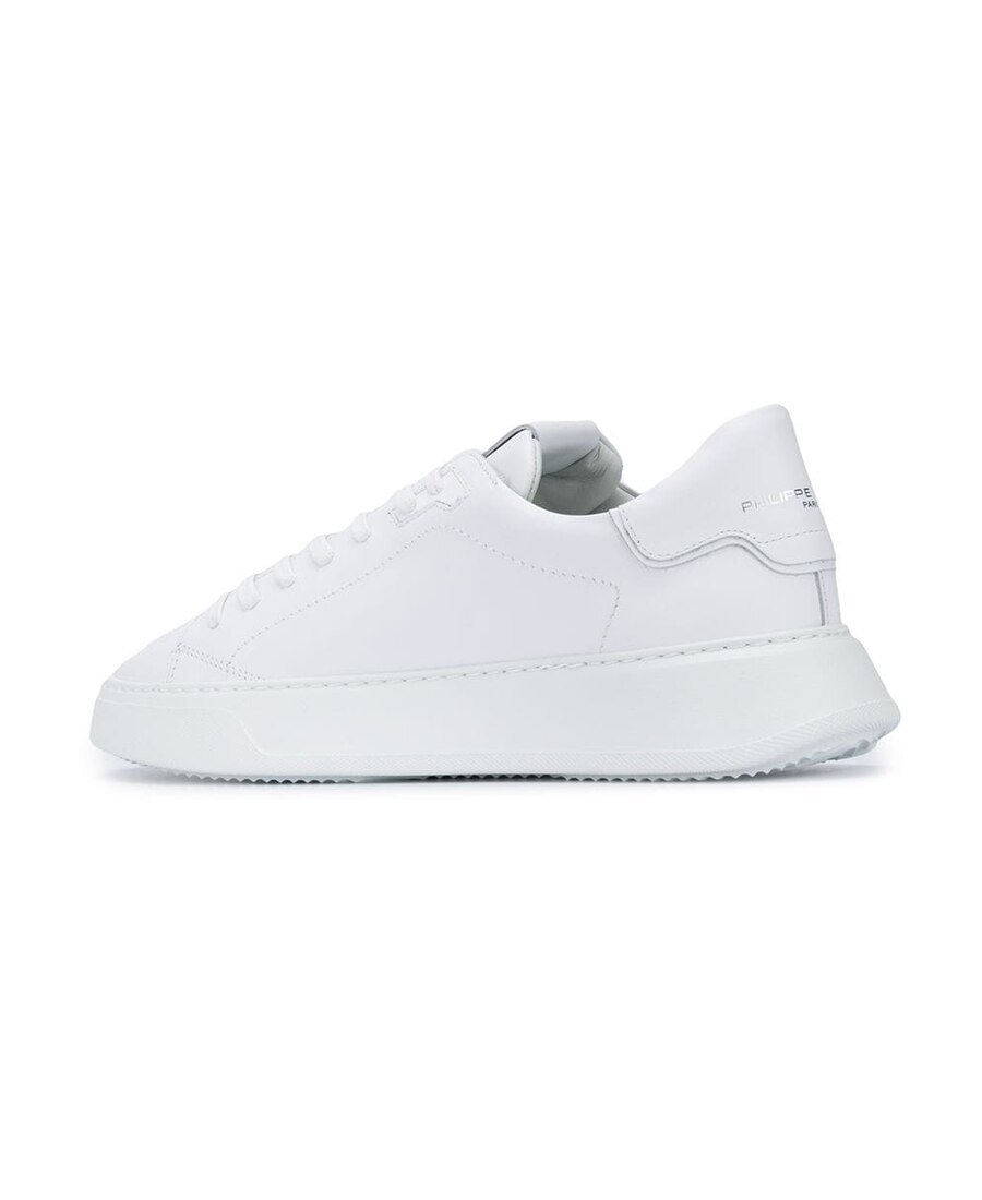 Philippe Model Low-top Lace-up Sneakers In White