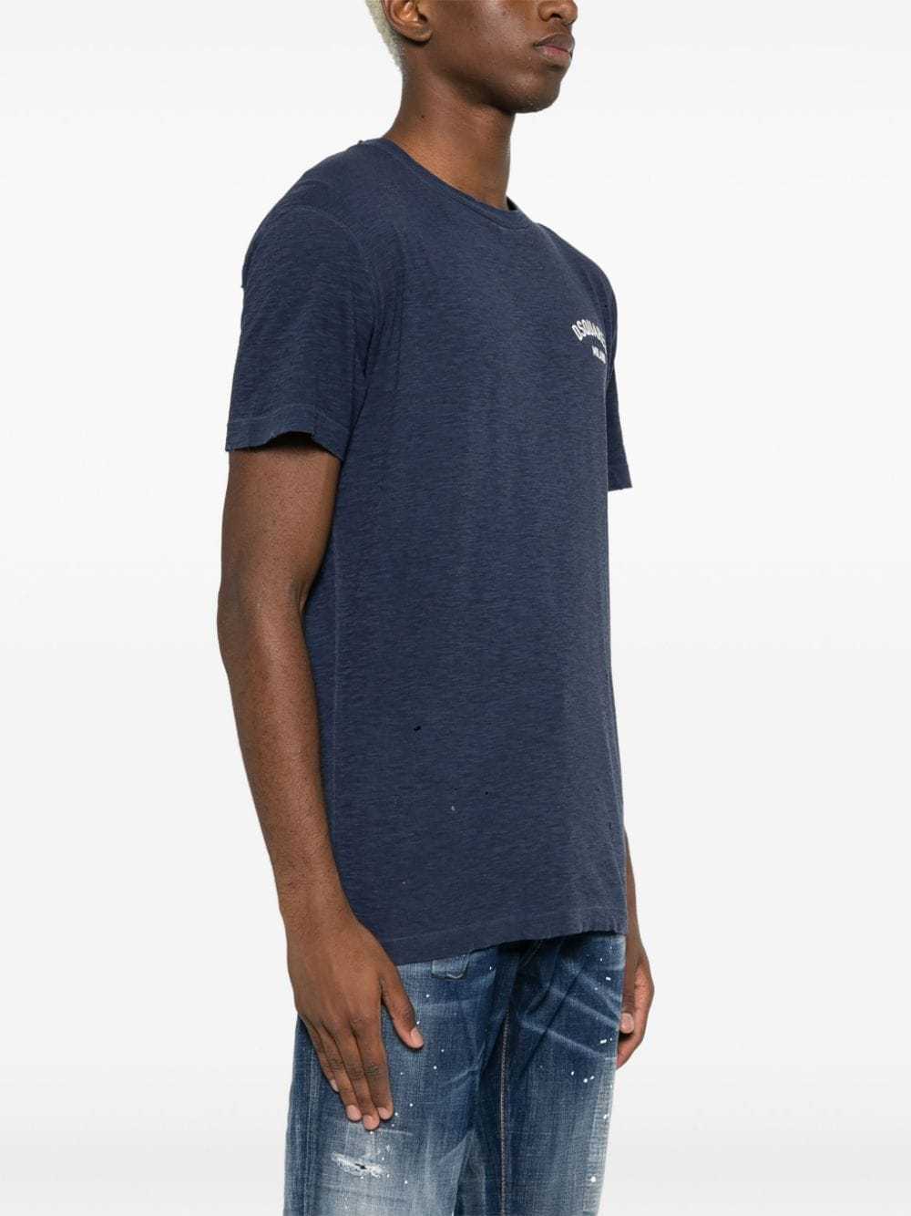 Dsquared2 Dsquared T Shirt With Logo In Blue