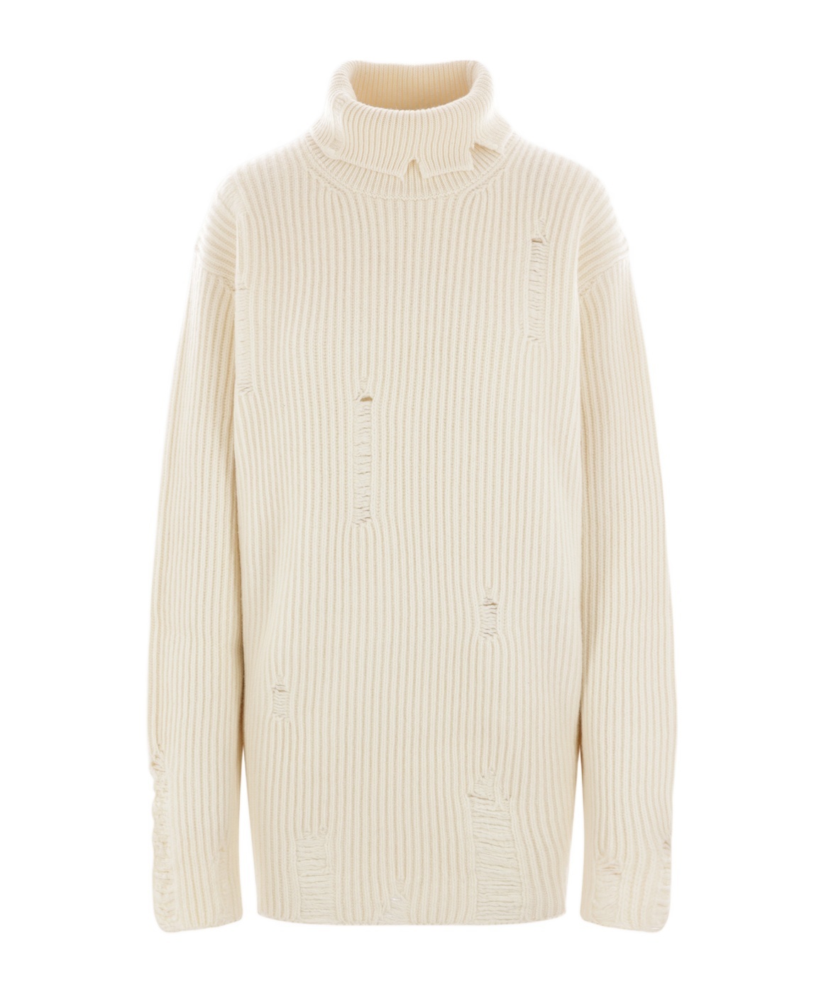 Ann Demeulemeester Turtleneck Sweater In Nude