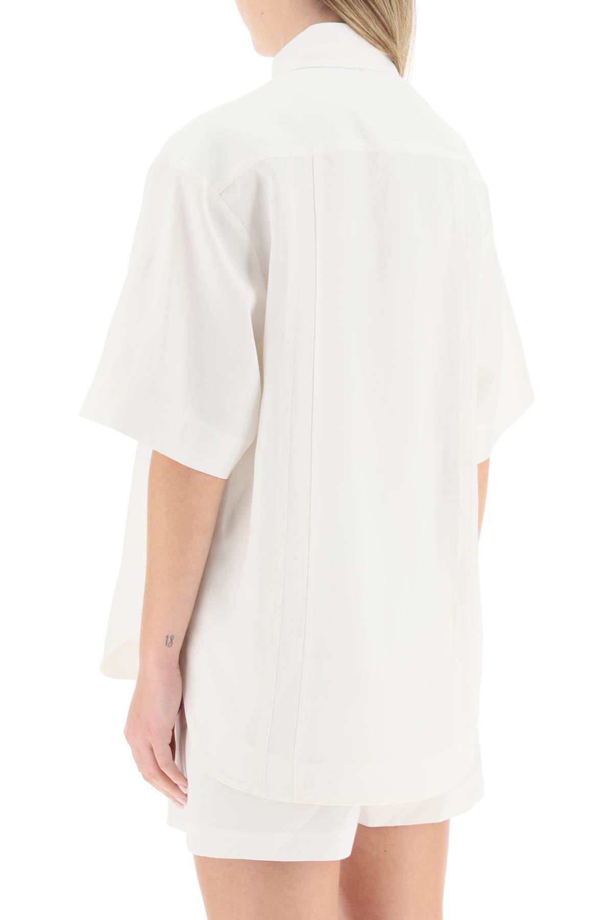 LOULOU STUDIO LOULOU STUDIO BUTTONED SHORT-SLEEVED SHIRT