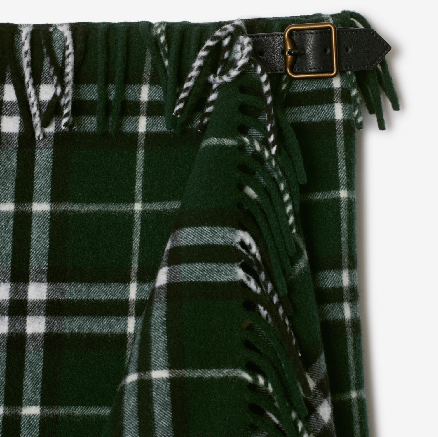 BURBERRY CHECKED MINI SKIRT