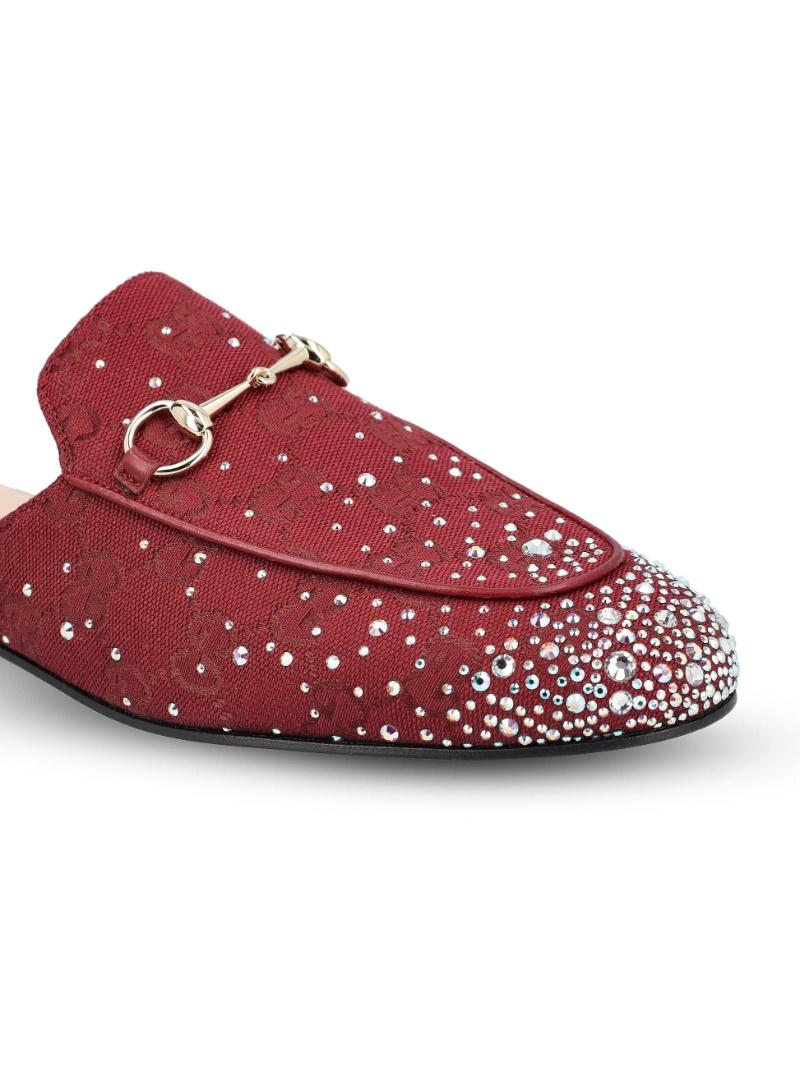 Gucci Mule Princetown In Red