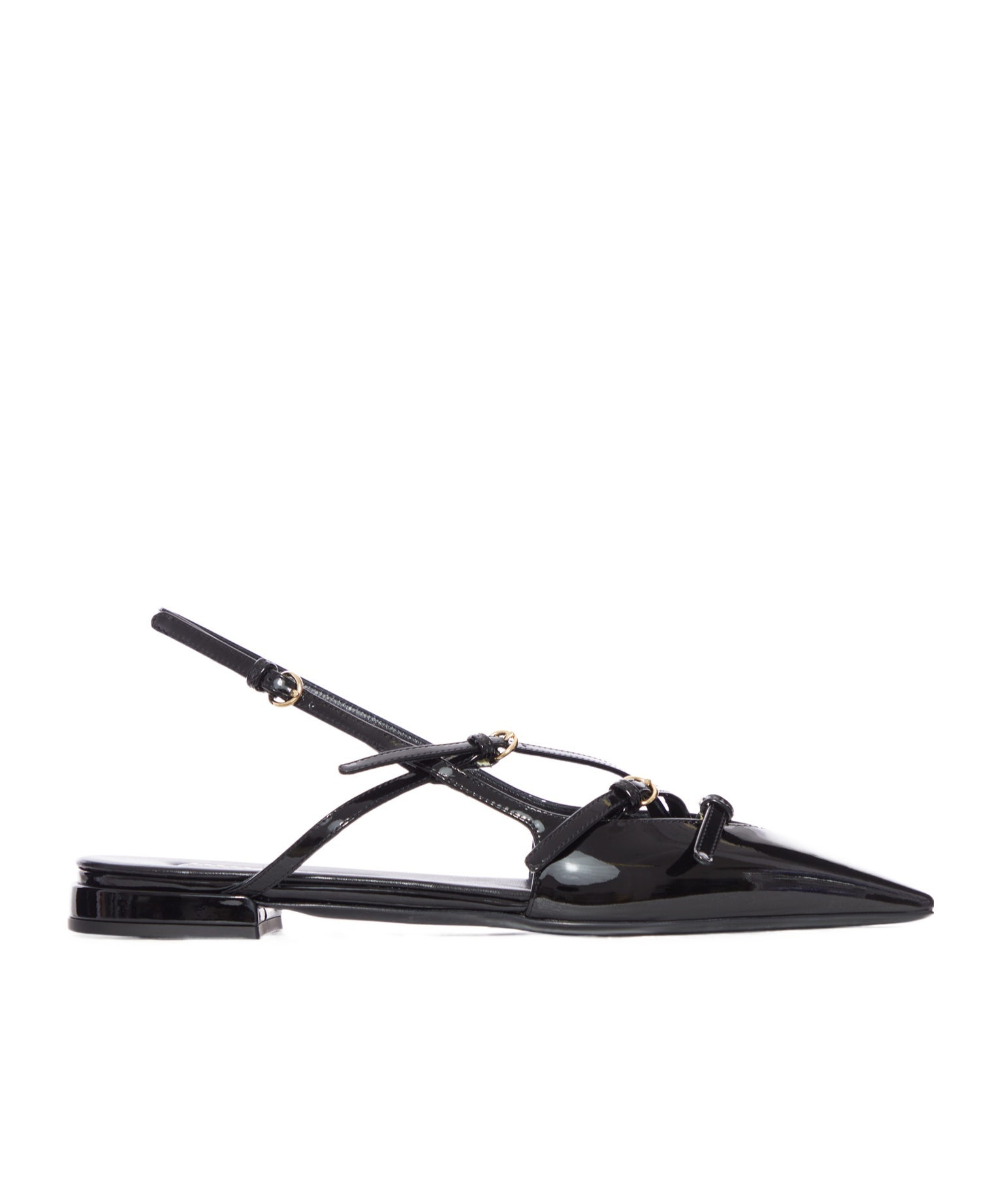 Miu Miu Pointed Toe Flat Sandals