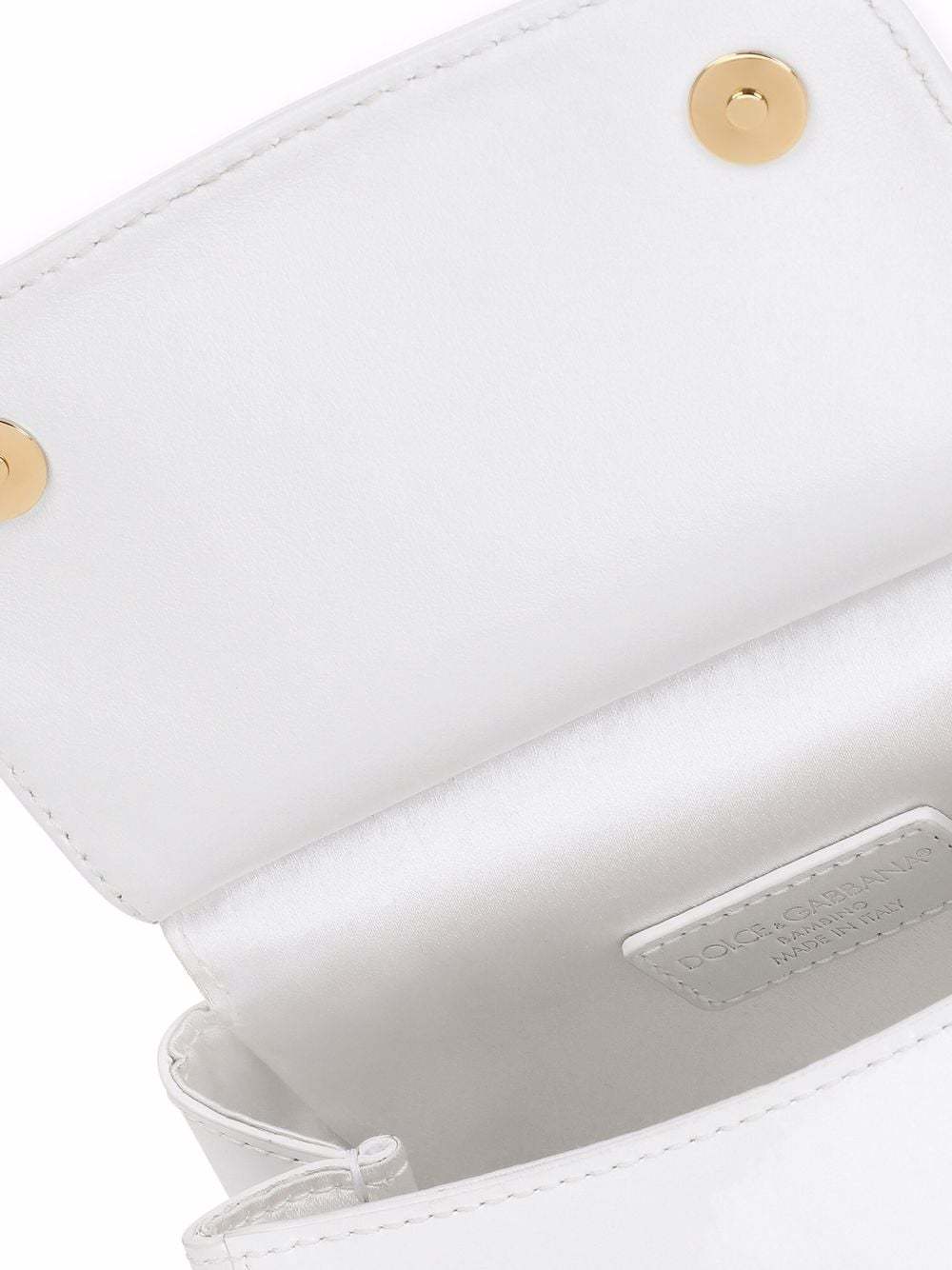 Dolce & Gabbana Kids White Mini Sicily Bag In White