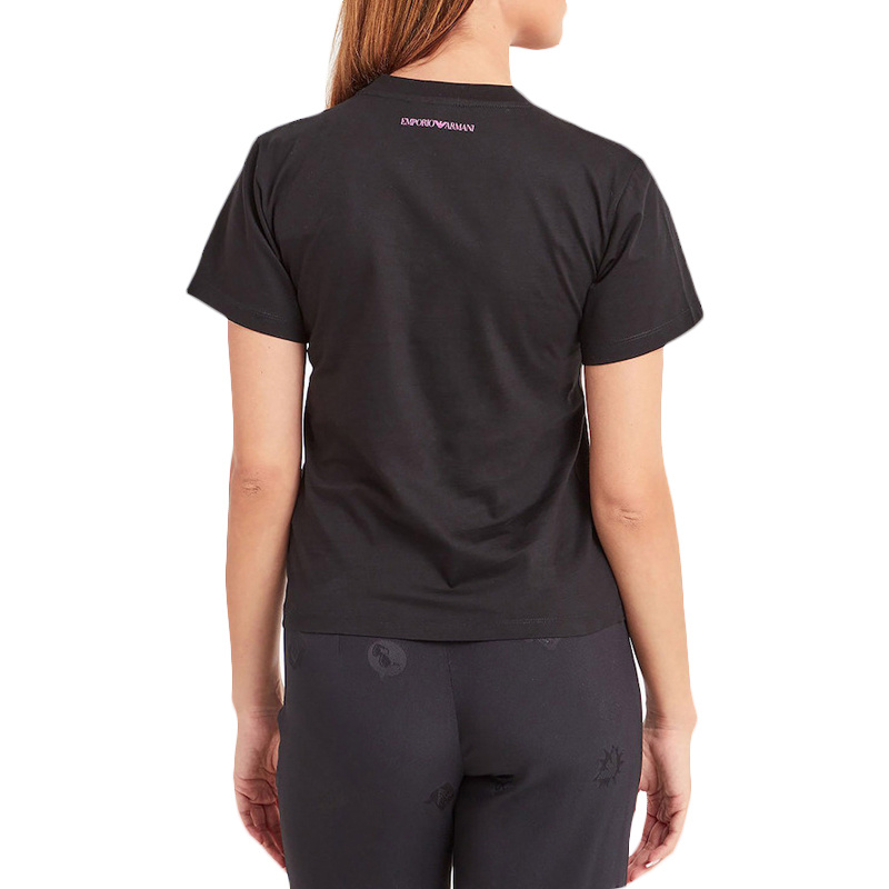 EMPORIO ARMANI EAGLE WING PATTERN T-SHIRT