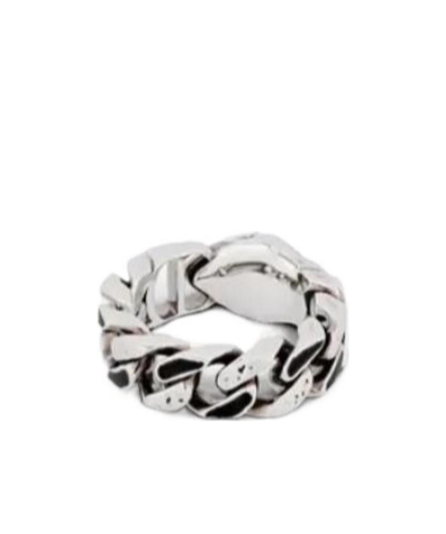 Dior Cd Icon Serpentine Ring In Metallic