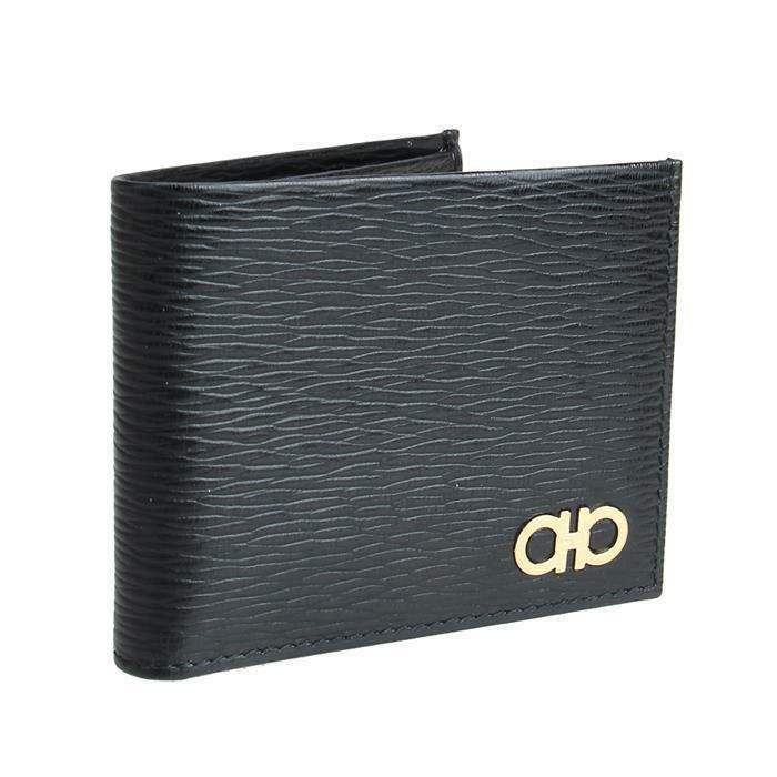 Ferragamo Men Revival Gancini Wallet In Black