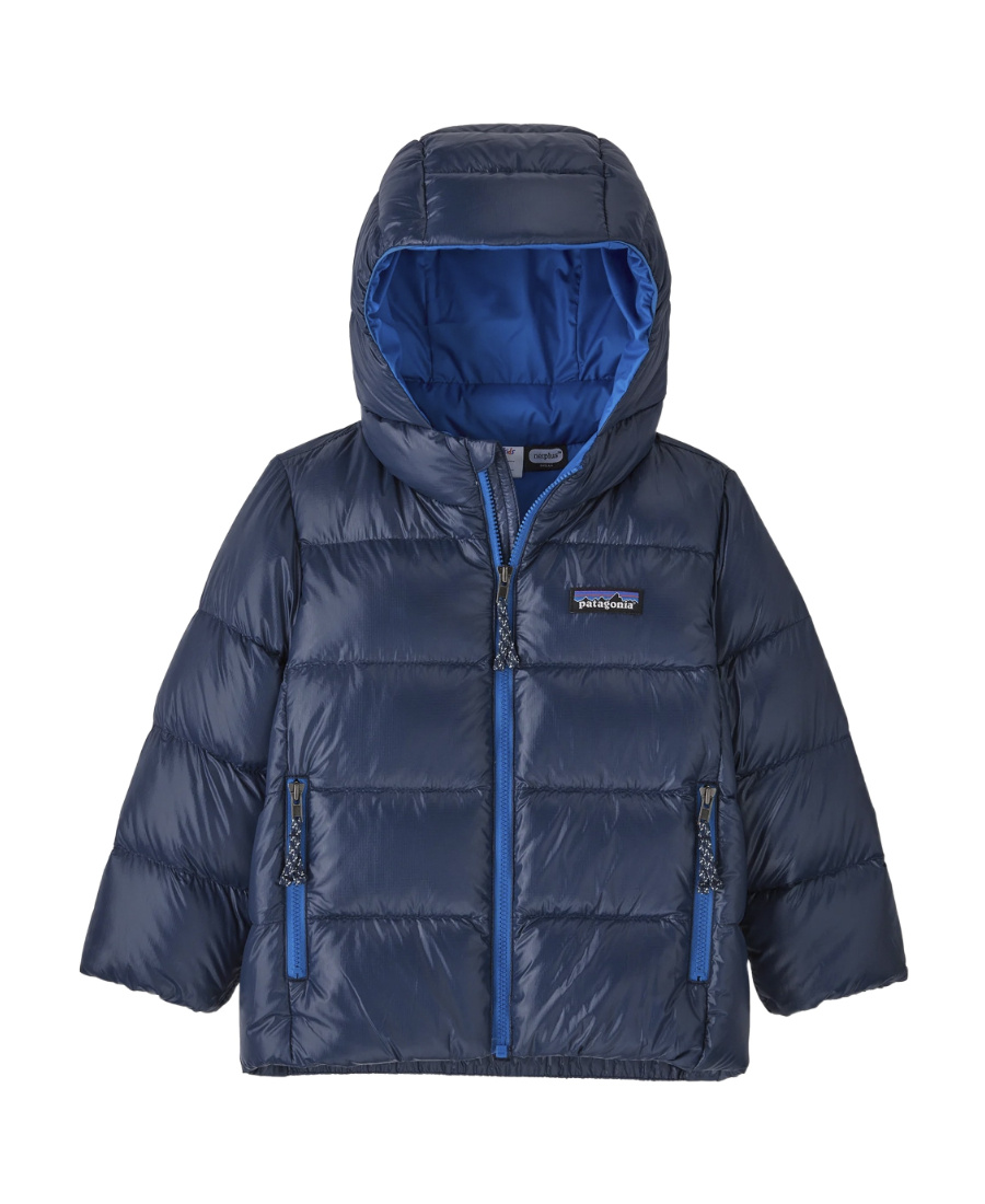 Patagonia Padded Hooded Jacket In Blue