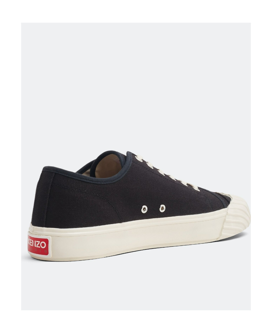 Kenzo Lace-up Low-top Sneakers In Black