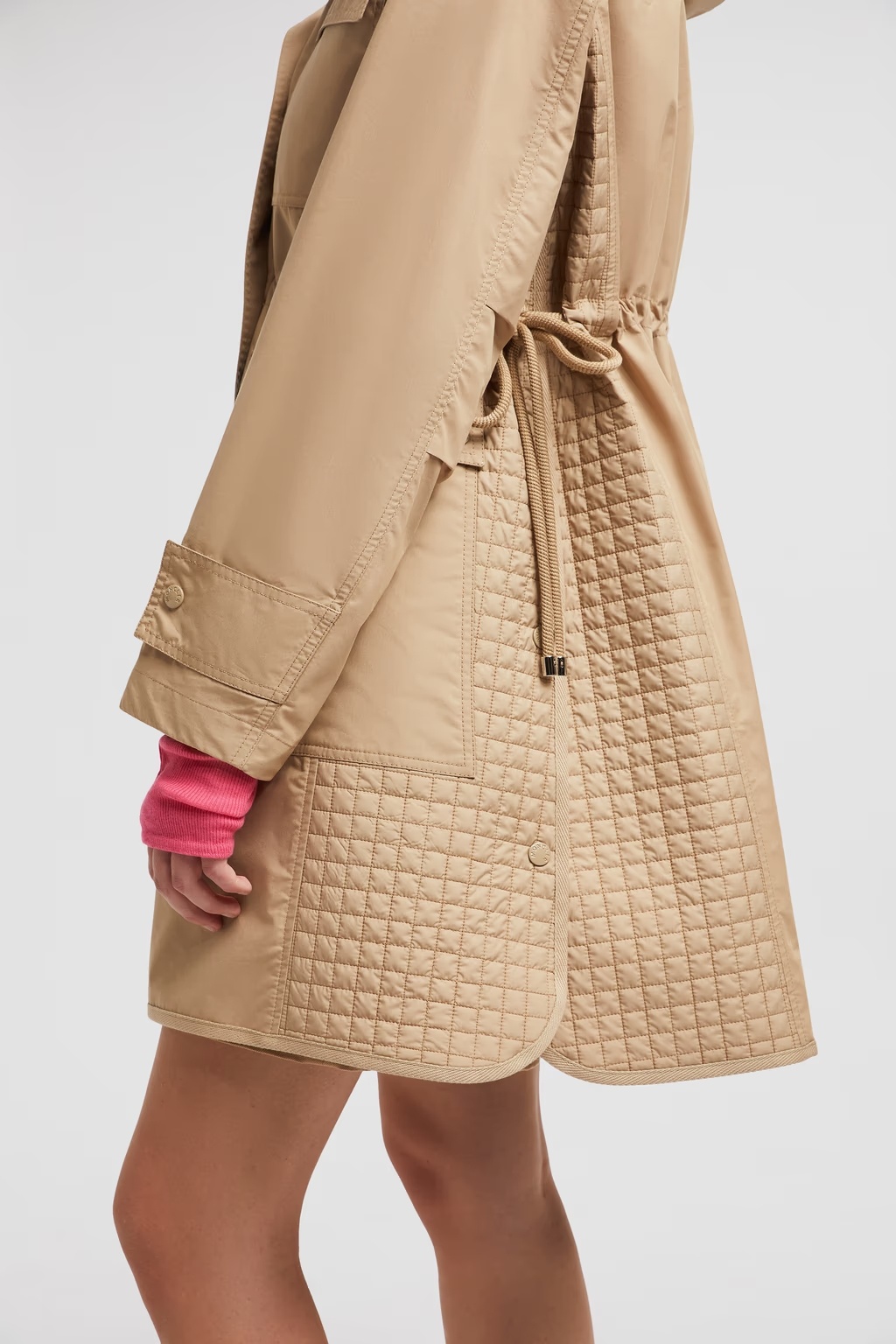 Shop Moncler Meudon 3-in-1 Hooded Down Parka Coat In Nude