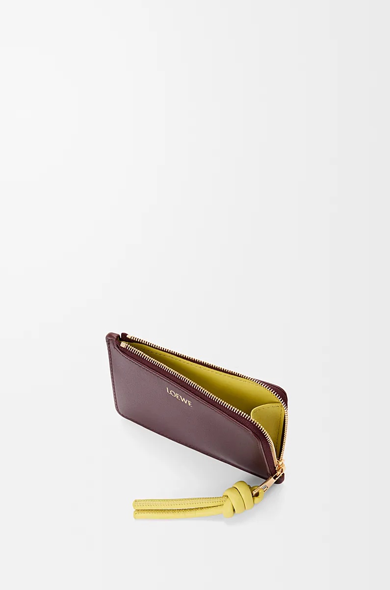 Loewe Knot Coin Cardholder In Shiny Nappa Calfskin