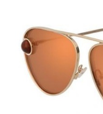 Christopher Kane Aviator Sunglasses In Brown