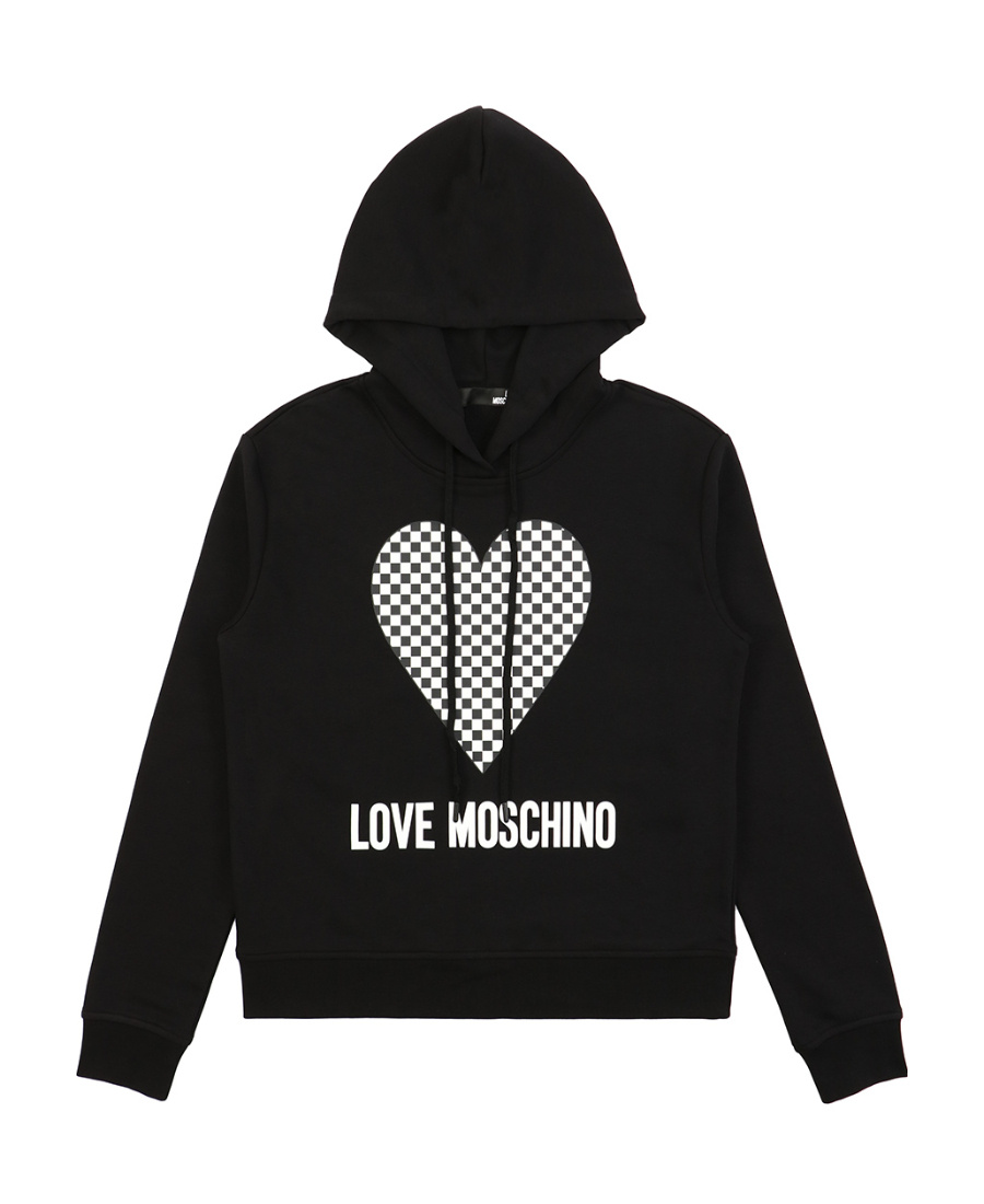MOSCHINO LOGO HOODED SWEATER