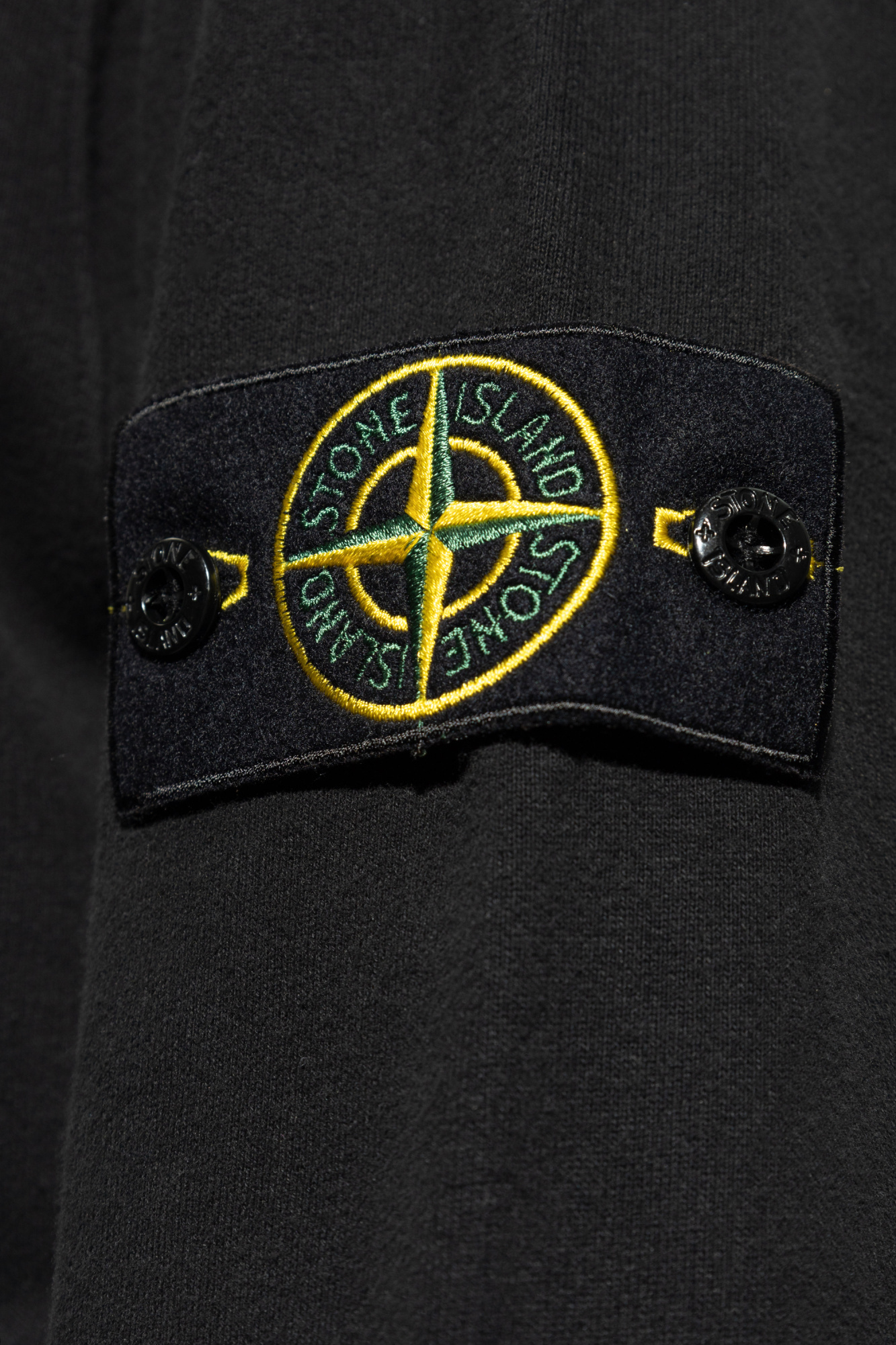 Stone Island Sweaters In Black