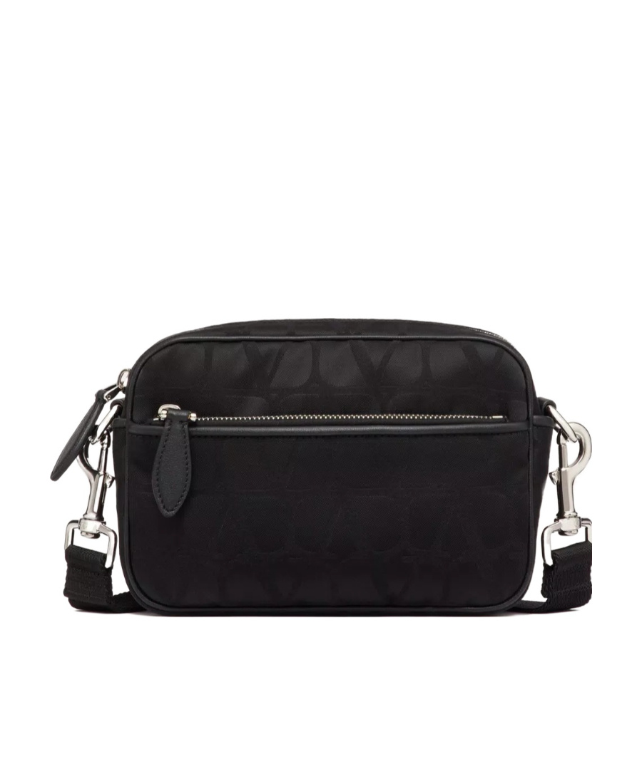 Valentino Borsa A Spalla Toile Iconographe In Black