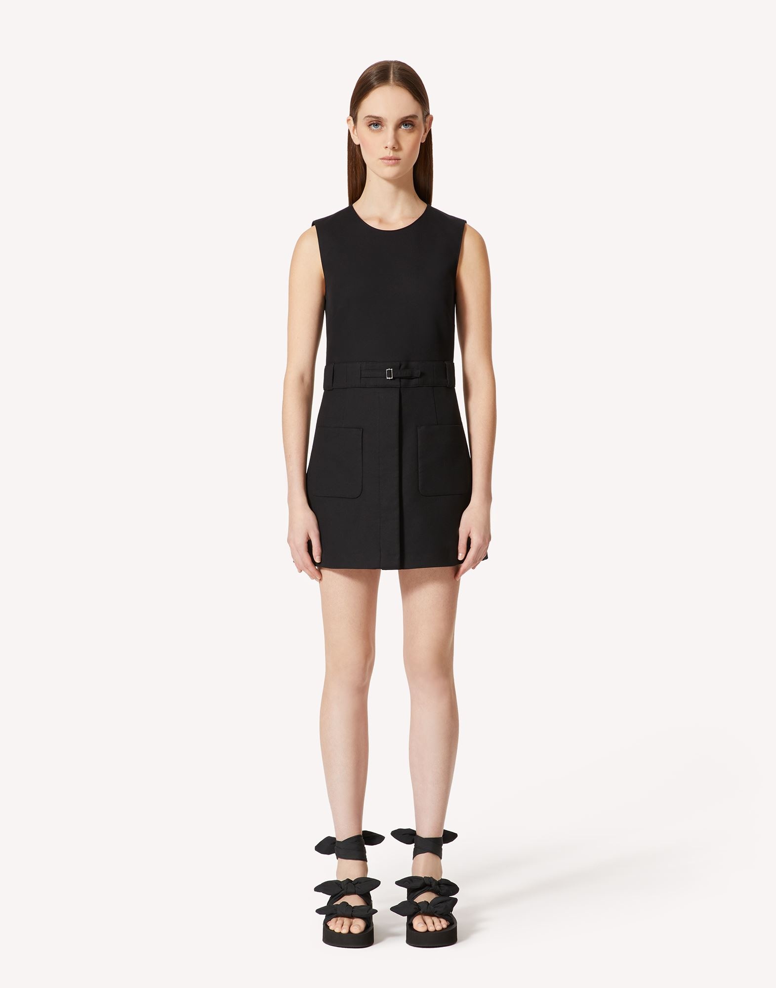 Red Valentino Logo Jumpsuit In Black
