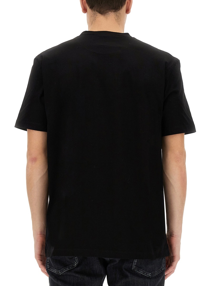 Dsquared2 Regular Fit Black T-shirt In Black