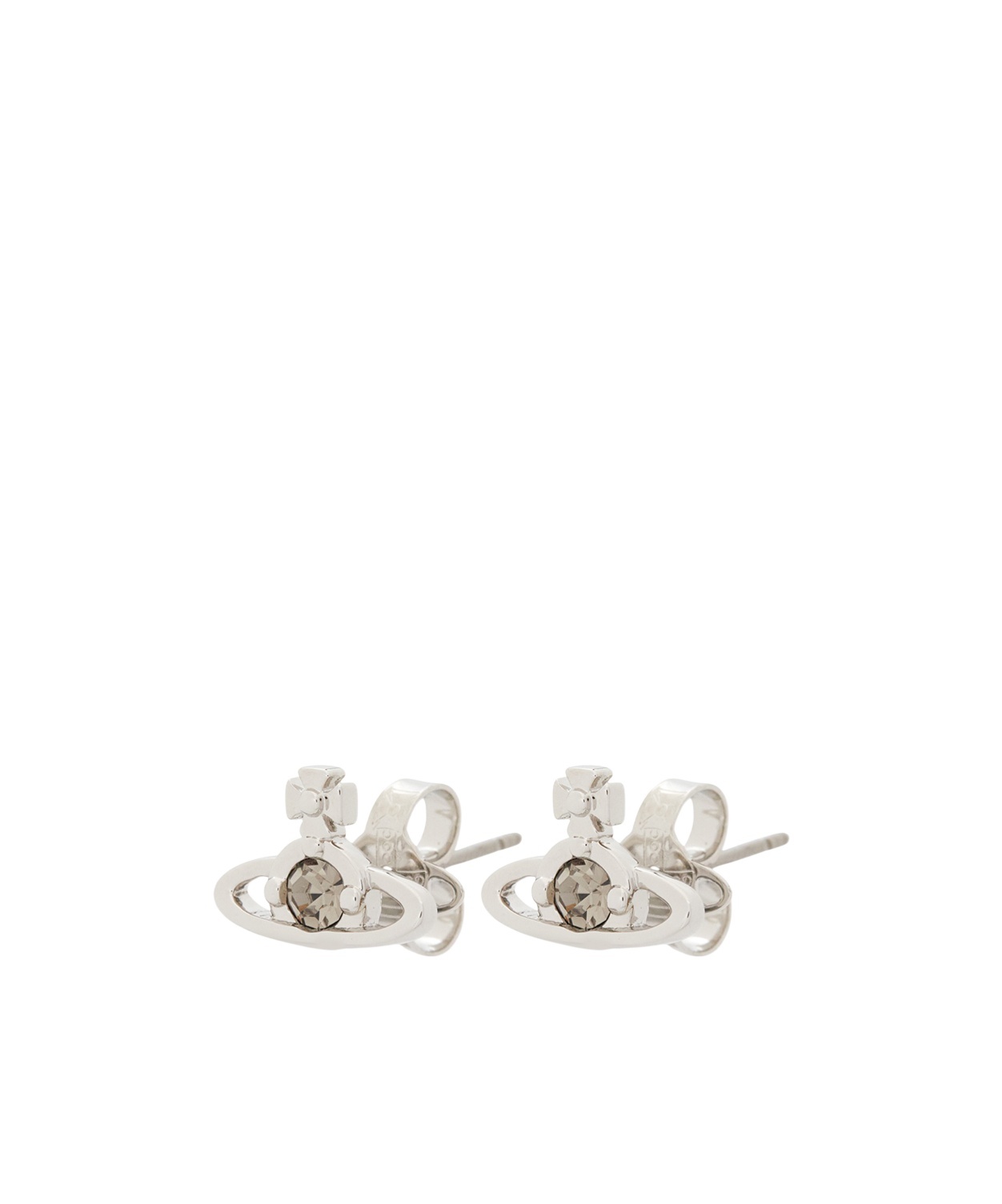 Vivienne Westwood Saturn Shaped Earrings In White