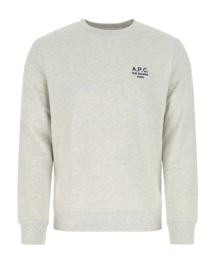 A.p.c. Logo-print Sweatshirt In White