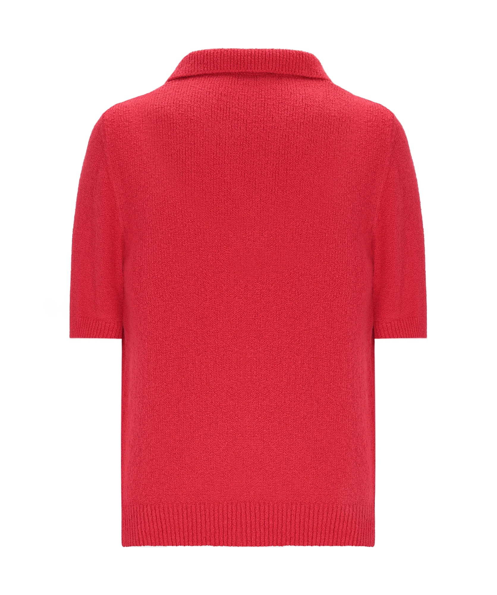 Laneus Polo In Filato Di Cotone In Red