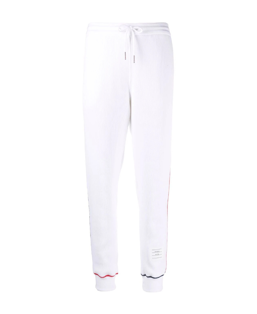 Thom Browne Cricket Stripe Track Pants In White