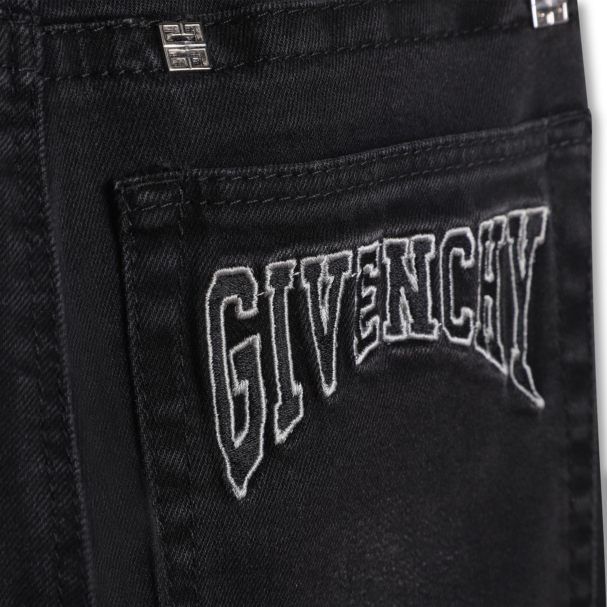Givenchy Logo Bag Jeans In Black