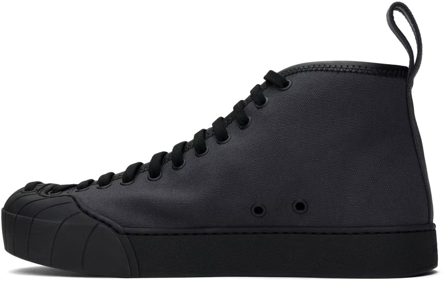 Sunnei Lace Up High Upper Board Shoes In Black