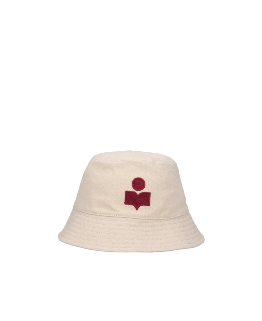 Isabel Marant Ivory Cotton Haley Bucket Hat In White