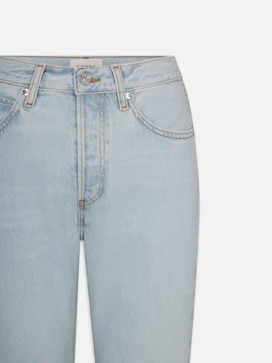 Frame High Rise Flared Jeans In Gray