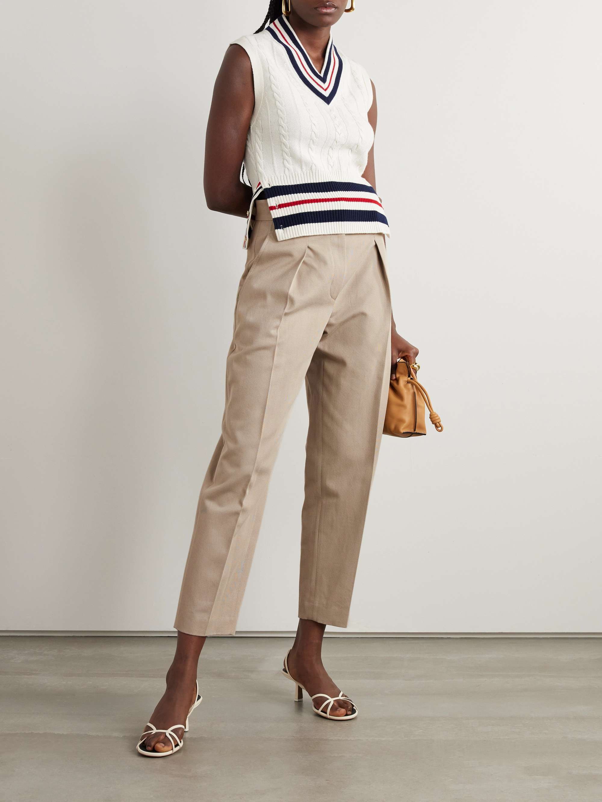 BRUNELLO CUCINELLI BRUNELLO CUCINELLI STRAIGHT-LEG PLEAT-DETAILED PANTS