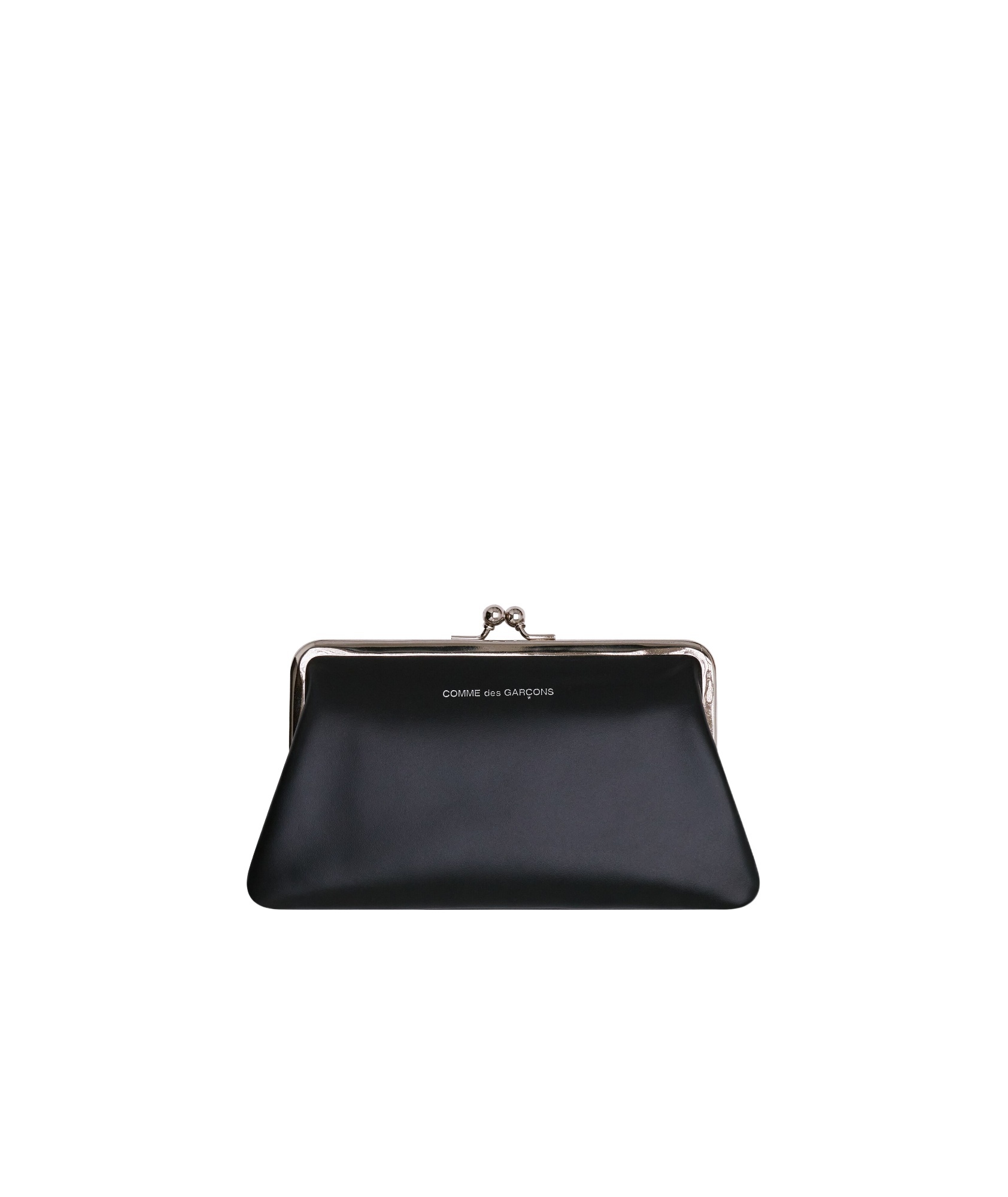 Comme Des Garçons Kiss-clasp Purse In Black
