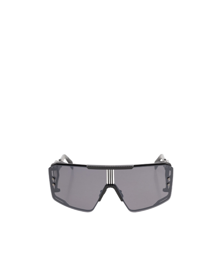 Balmain Eyewear Shield Frame Sunglasses In Gray