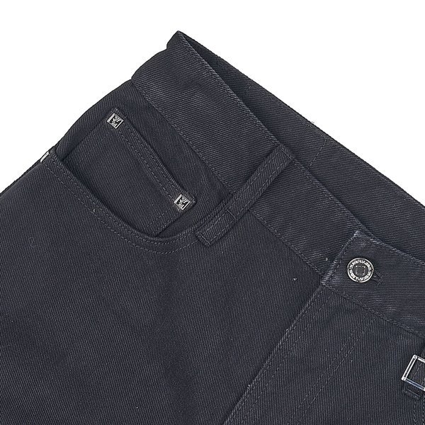 Wooyoungmi Multi-pocket Jeans In Black