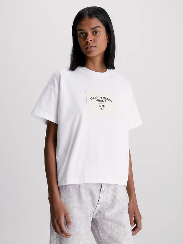 Calvin Klein Jeans Est.1978 Short-sleeved T-shirt In White