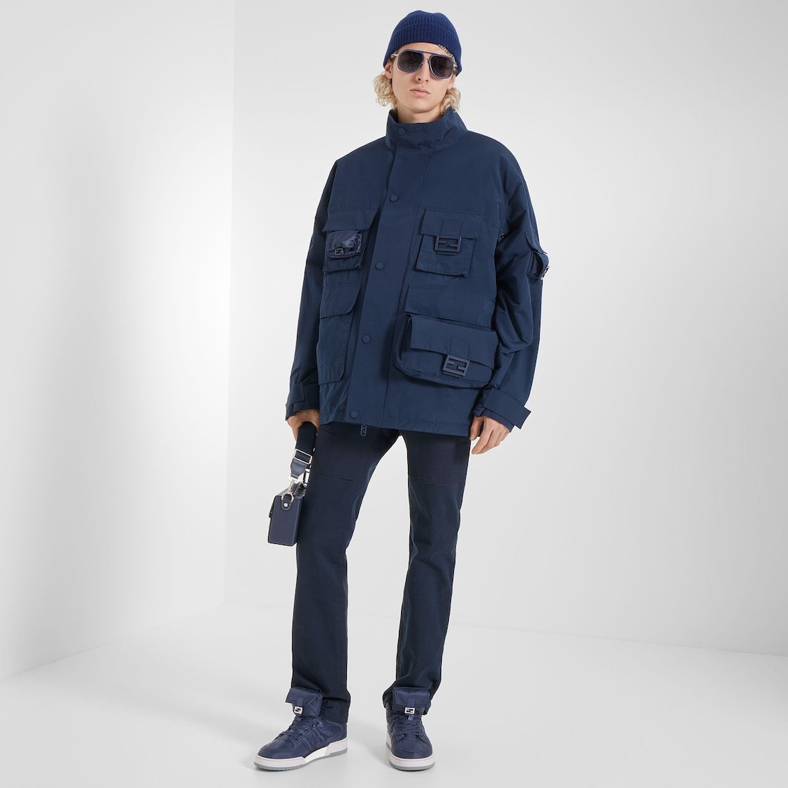 Fendi Match` Sneakers In Blue