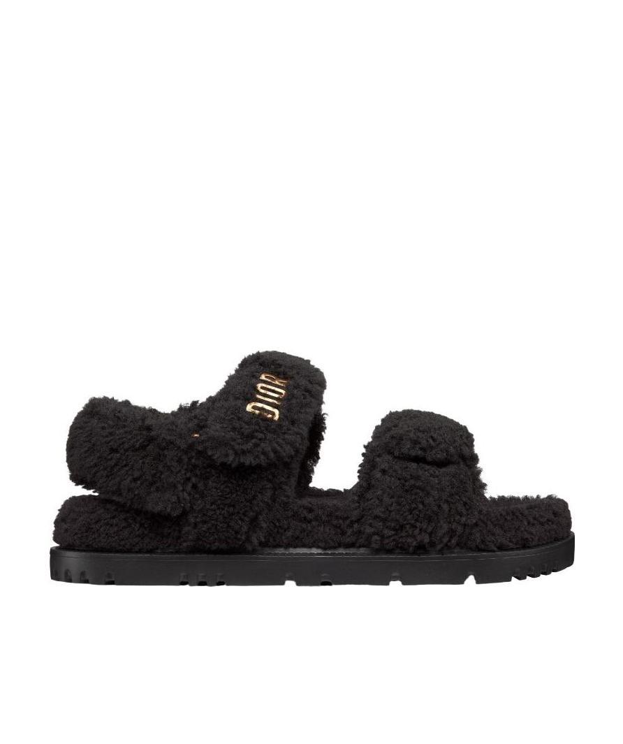 Dior Act Sandals In Black